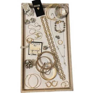 Vtg Mod Jewelry Lot~ Lilly Pulitzer Monet Napier 18K gold 925 sterling silver ++